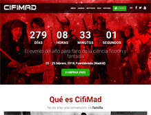 Tablet Screenshot of cifimad.es